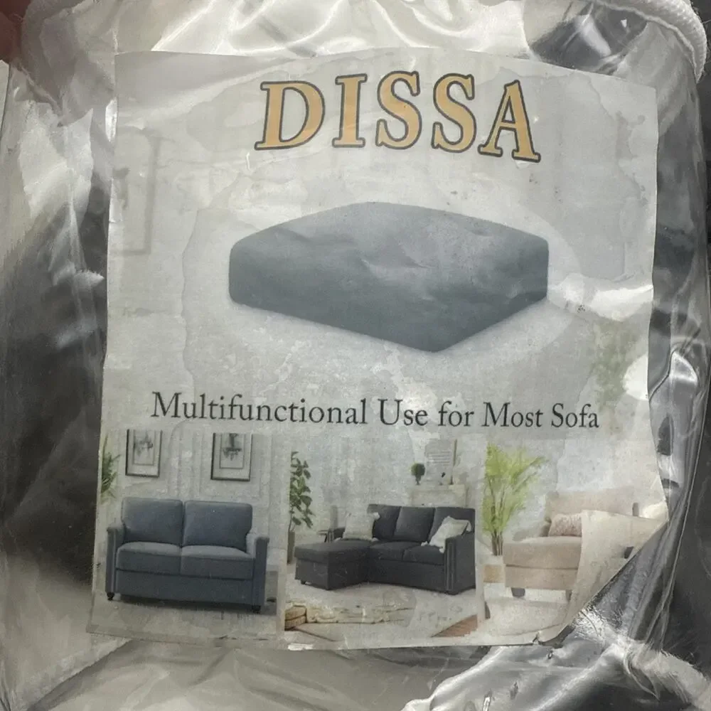 DISSA Waterproof Couch Cushion Covers, Washable Sofa Cushion Covers, Stretch